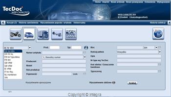 TecDoc WEB CATALOG 2.5 (Abonament na 12 miesięcy) 2032 01.12 TecDoc Information System