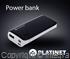 PLATINET POWER BANK 4400mAh + microUSB cable + torch BLACK/GRAY PLATINET-4400 